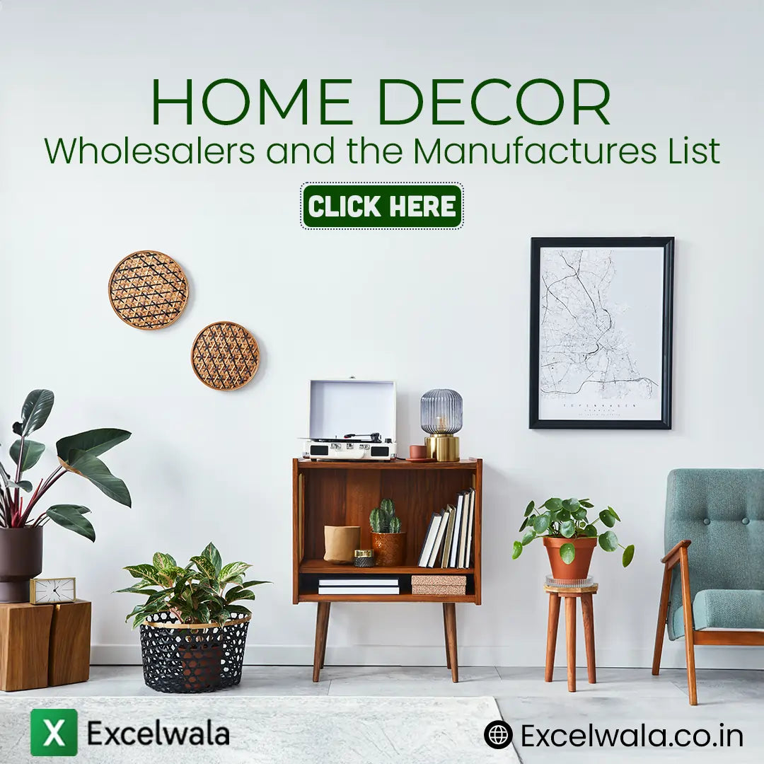 Home Decor Manufacturers and Wholesalers List – Excelwala