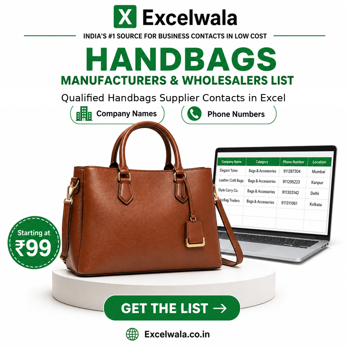 Handbags Manufacturers and Wholesalers List