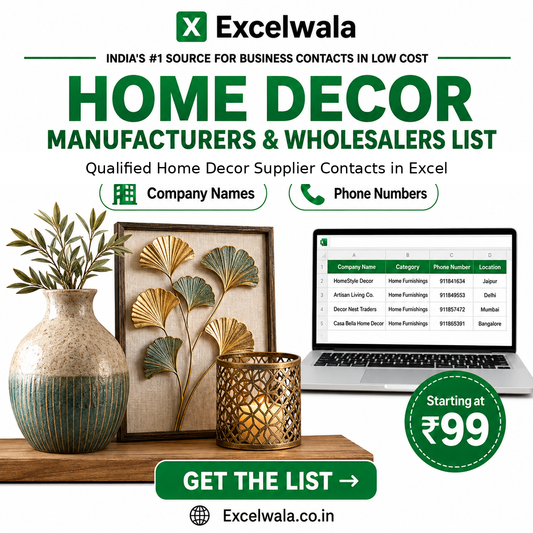 Home Decor Manufacturers and Wholesalers List