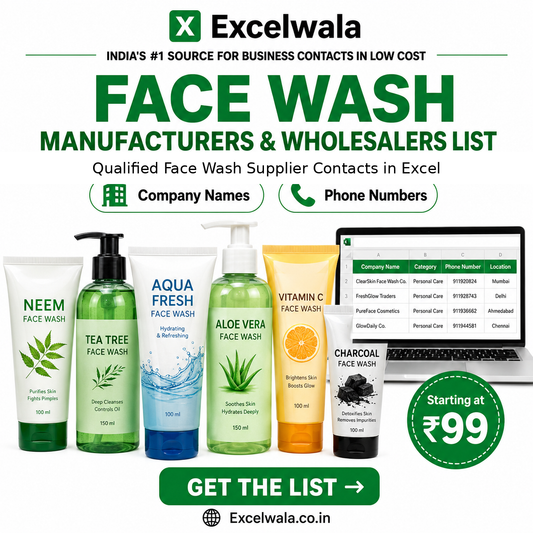 Face Wash Manufacturers and Wholesalers List