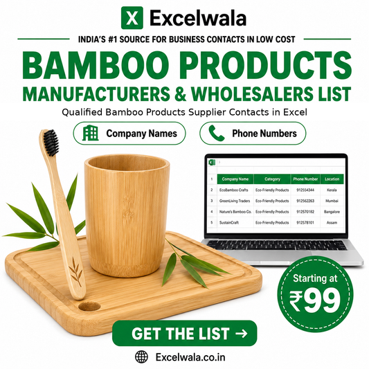 Bamboo Products Manufacturers and Wholesalers List