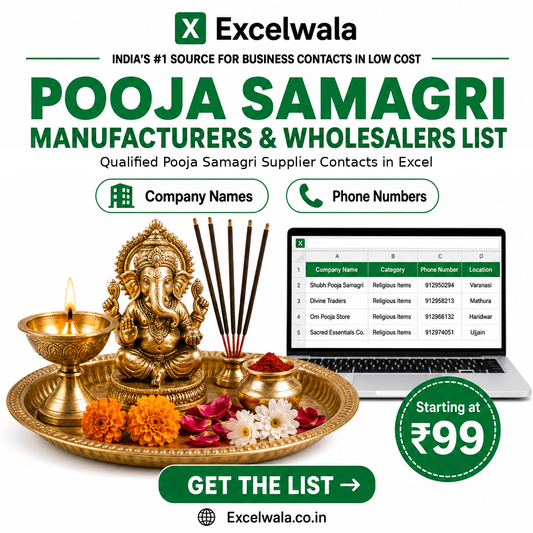 Pooja Samagri Manufacturers and Wholesalers List
