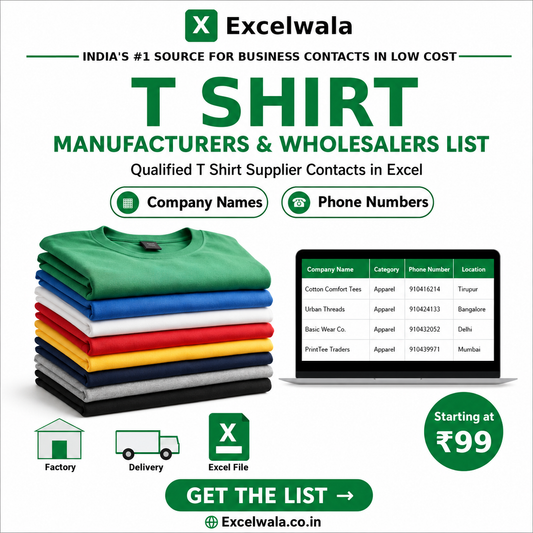 T Shirt Manufacturers and Wholesalers List-2026