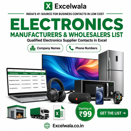 Electronics Manufacturers and Wholesalers List