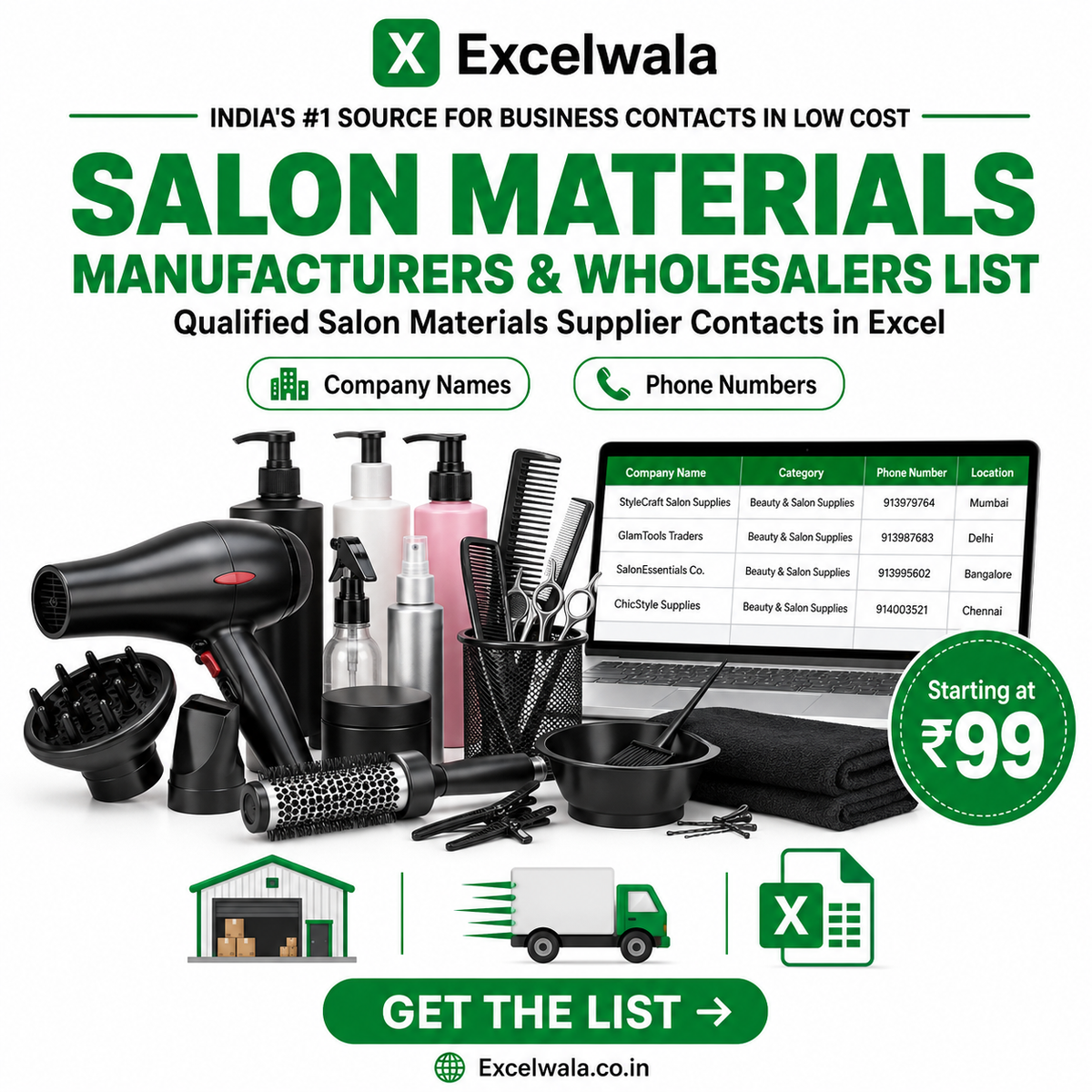Salon Materials Manufacturers and Wholesalers List