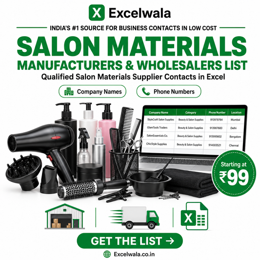 Salon Materials Manufacturers and Wholesalers List