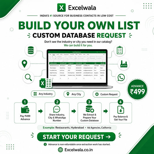Custom Database Request — Advance Payment