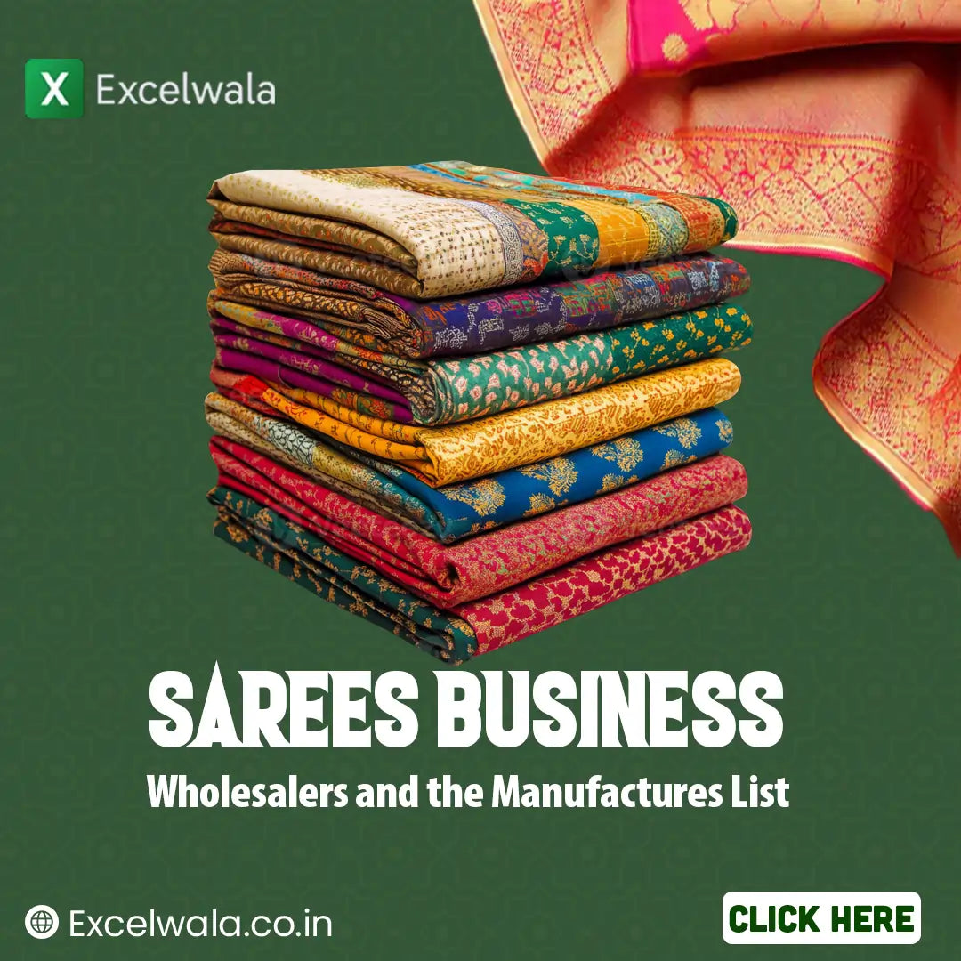Sarees Business Manufacturers and Wholesalers in India - 2026