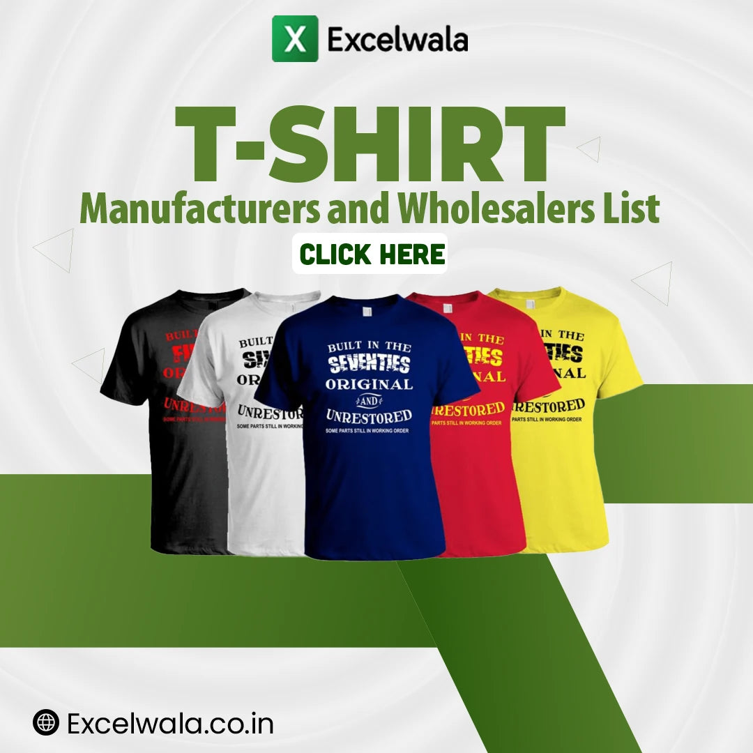 T Shirt Manufacturers and Wholesalers List-2026