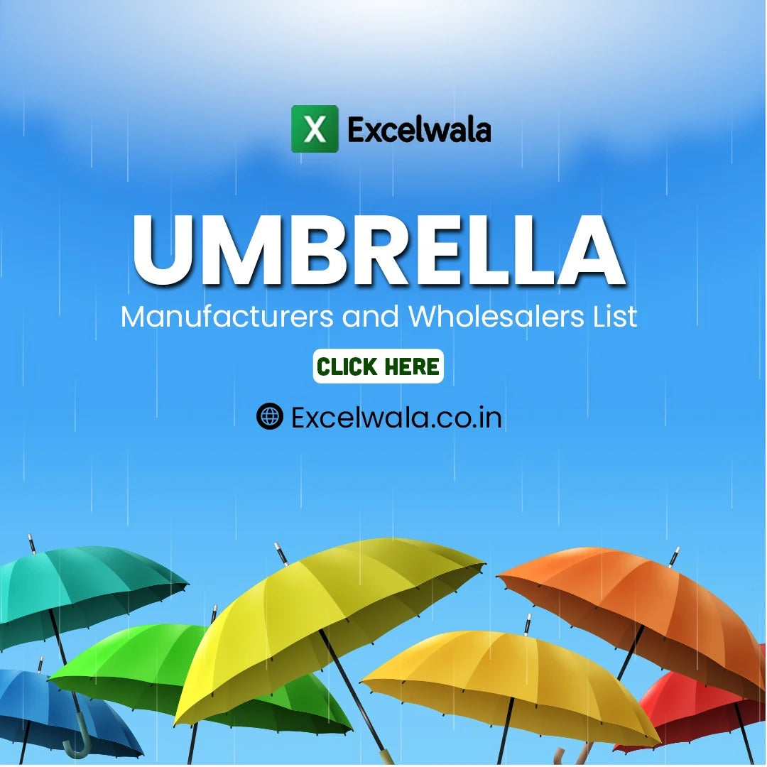 Umbrellas Manufacturers and Wholesalers 2026 List