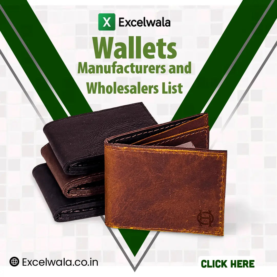 Wallets Manufacturers and Wholesalers 2026 List